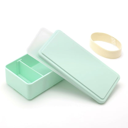 Miyoshi Seisakusho Gel-Cool Square Lunch Box with Ice Pack Mint Green