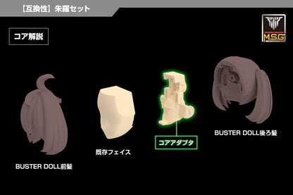 KOTOBUKIYA Mega Man Device M.S.G 03 Face Set Skin Color D 19mm