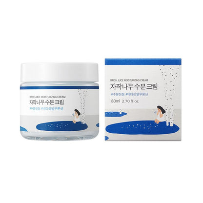 ROUND LAB Hydrating Birch Water Cream 80ml for Daily Moisture