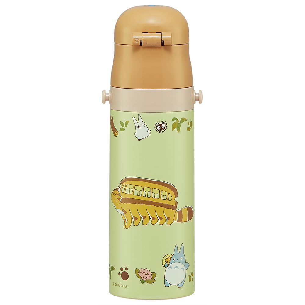 Skater Kids Water Bottle 470ml Totoro Design for Boys and Girls