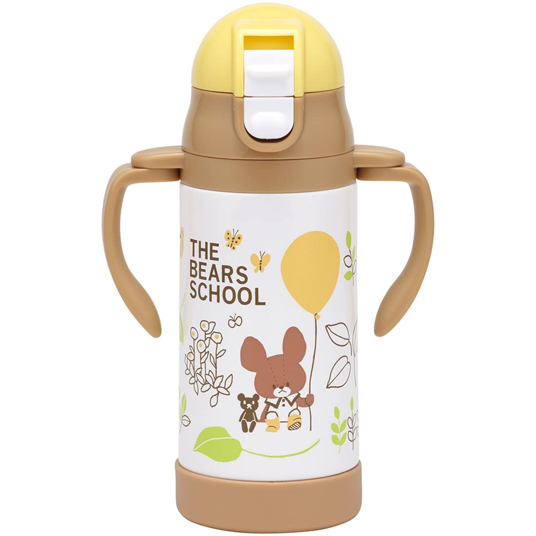 Skater Stainless Steel Baby Mug with Straw 350ml for Kids