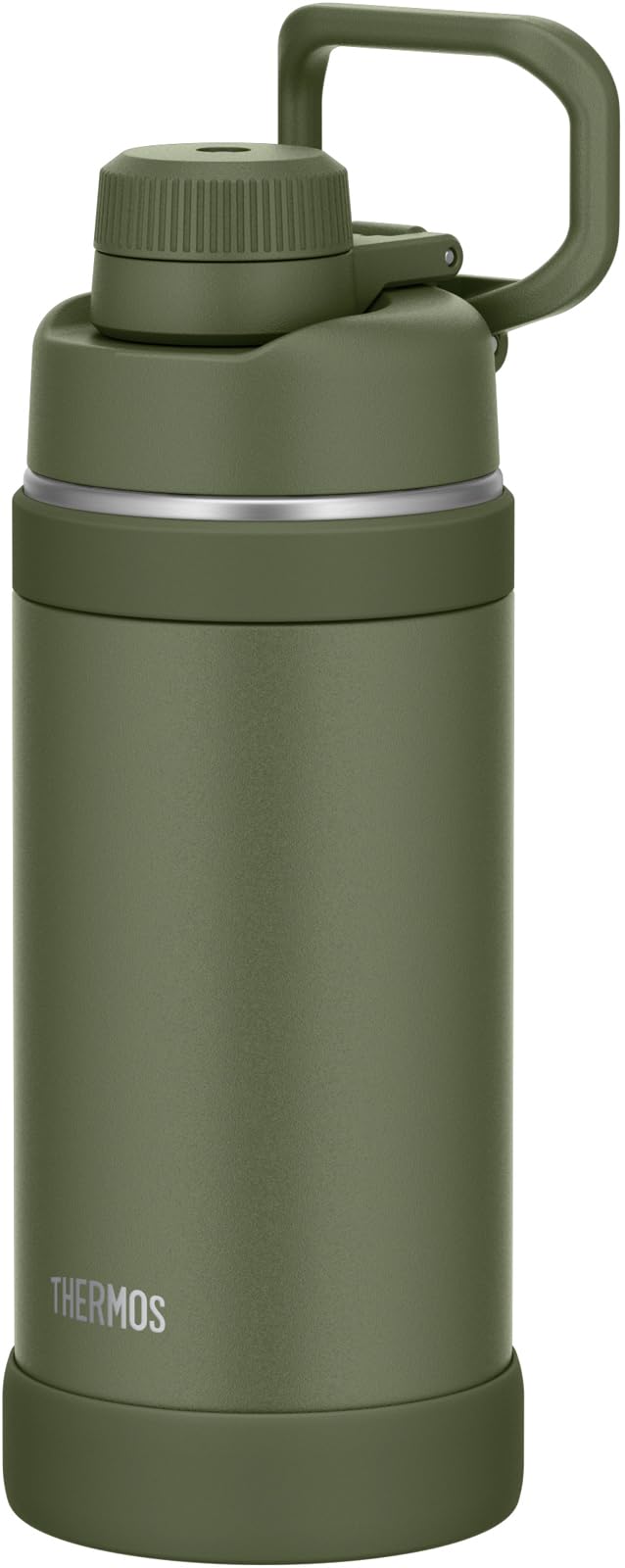 THERMOS Vacuum Insulated Sports Bottle with Handle, Khaki 750ml