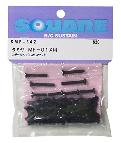 TAMIYA Square Steel Hex Screw Set for MF-01X Model Kits
