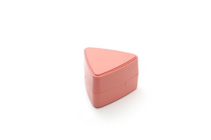 Miyoshi Seisakusho GEL-COOL Triangle Onigiri Case with Ice Pack Pink