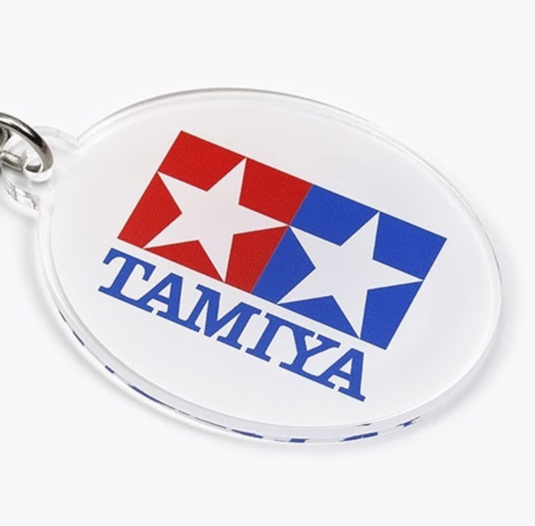 TAMIYA Acrylic Keychain Tamiya Logo Original Goods Collectible