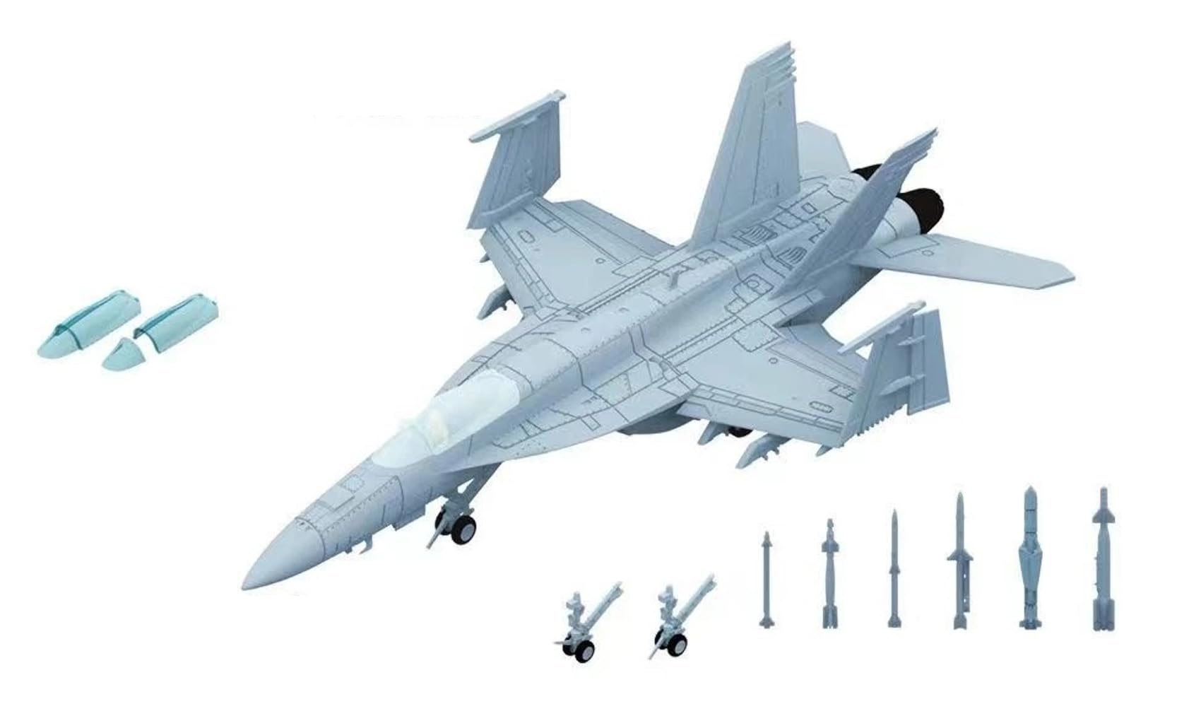 Bunker Studio 1/350 F/A-18E Super Hornet Folded Wings Model Parts Set