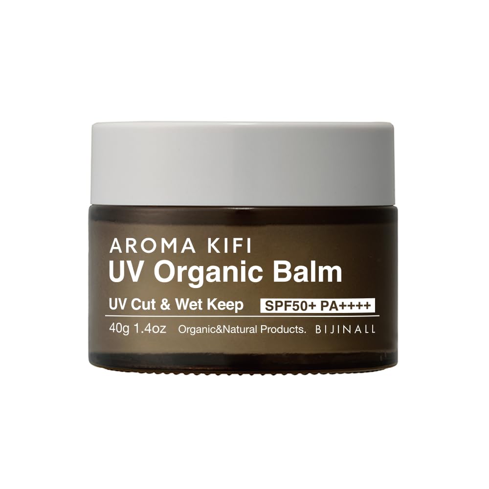AROMAKIFI UV Organic Balm 40g with SPF50+ for Wet Hair Styling