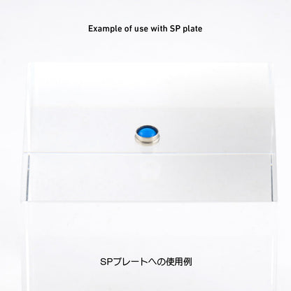 HiQparts Lumidome 2 Fluorescent Blue 4.0mm Model Parts Set of 10