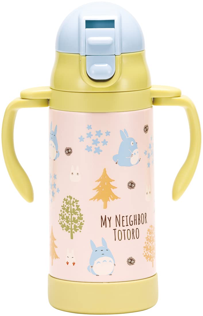 Skater 2WAY Stainless Steel Baby Mug with Straw 350ml Totoro Design