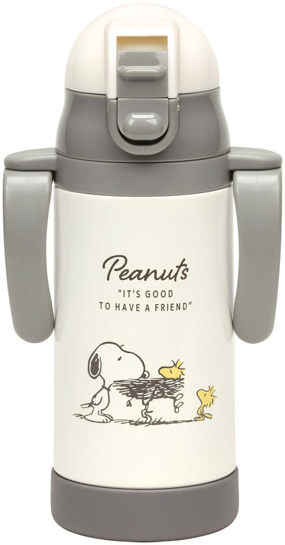 Skater 2WAY Stainless Steel Baby Mug with Straw 350ml