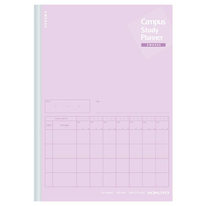 KOKUYO Study Planner Notebook Set A5 Purple for Effective Planning
