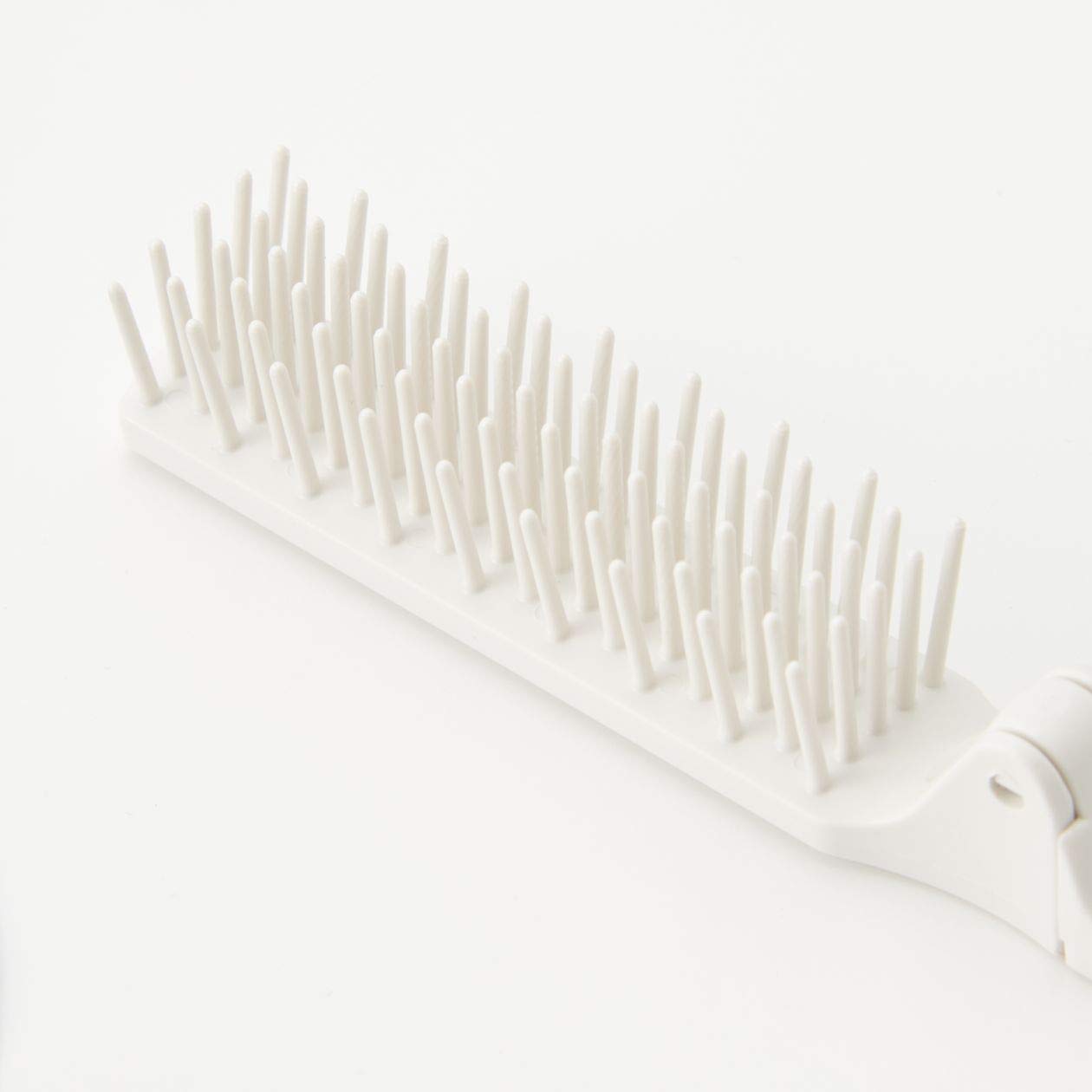 MUJI Polypropylene Folding Hair Brush for Easy Styling