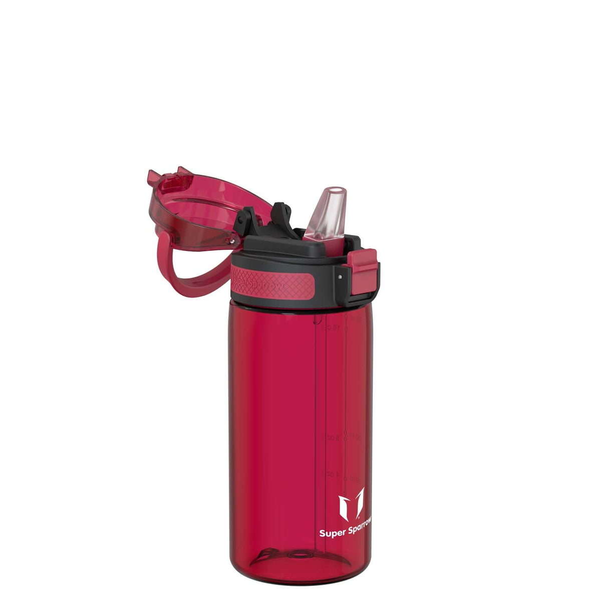Super Sparrow Water Bottle 500ml BPA-Free with Straw