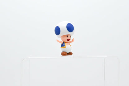 Sanei Super Mario Figure Collection Blue Toad Collectible Toy