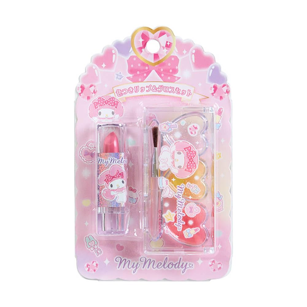 SANRIO Lip and Gloss Set My Melody Colorful Collection