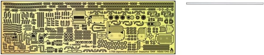 Tetra Model Works 1/700 Scale Japanese Destroyer Parts for 1944 and 1945