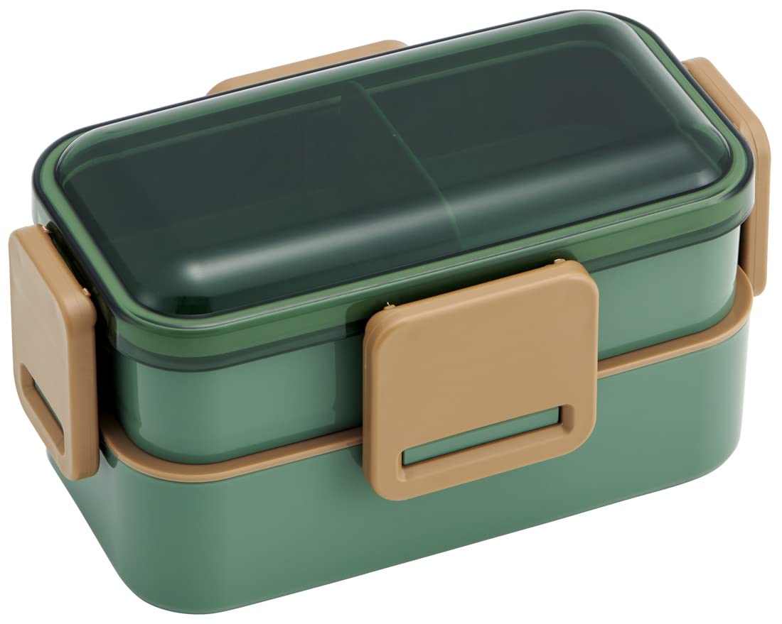 Skater Bento Box 2-Tier 600ml with Dome Lid for Easy Packing