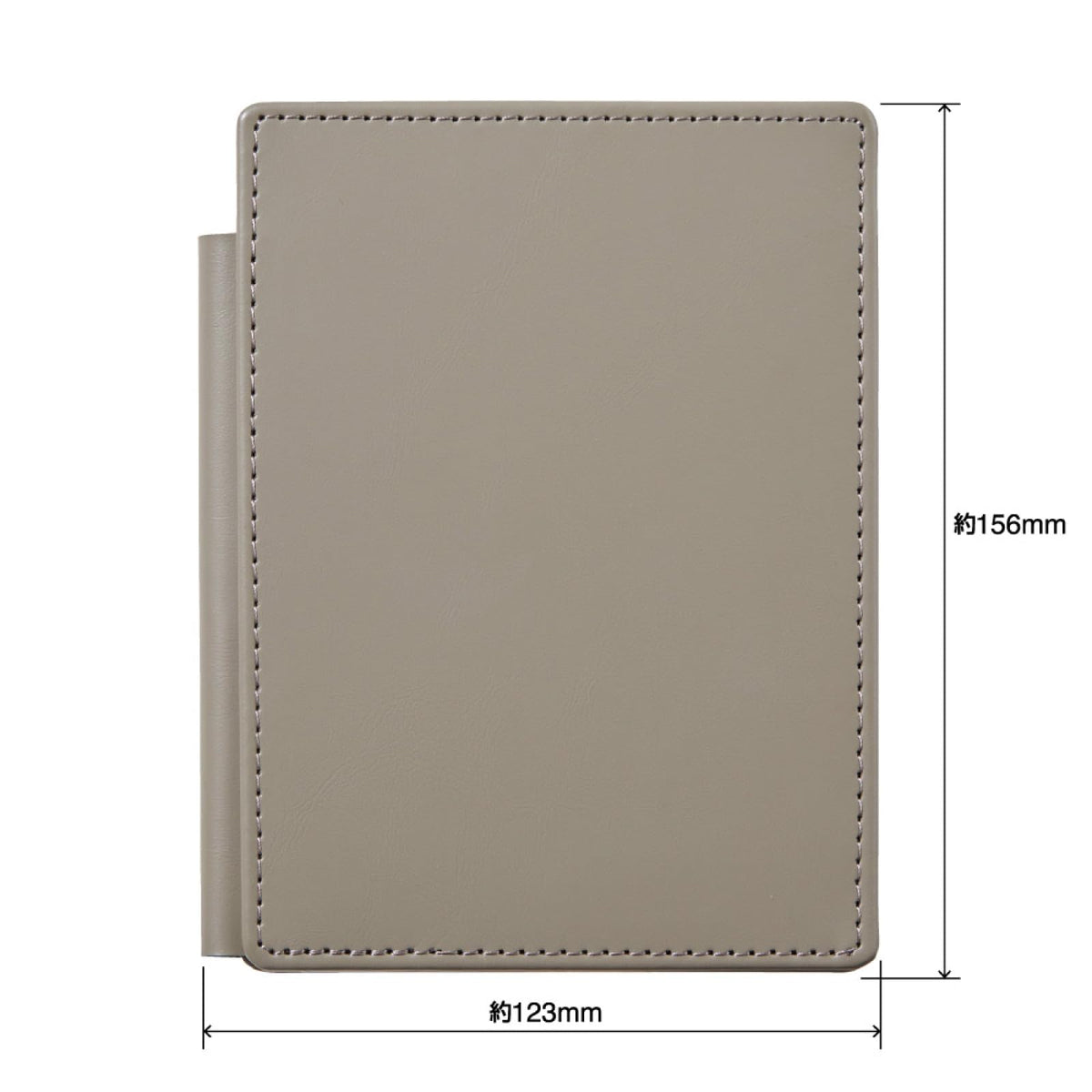 Kingjim Slide Memo Pad Leather Fest U A6 Black