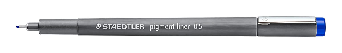 STAEDTLER Pigment Liner Water-Based Pen 0.5mm Blue
