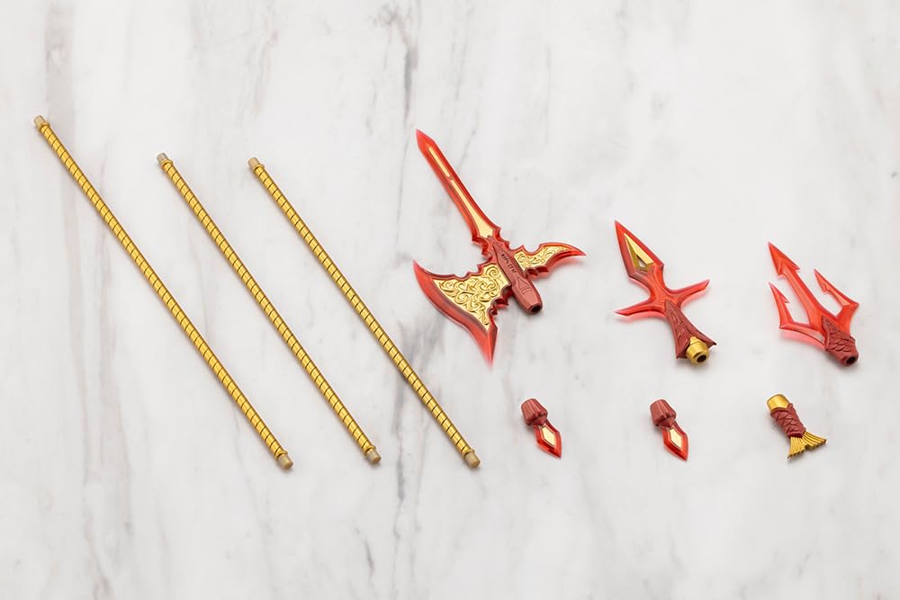 KOTOBUKIYA M.S.G Virtua Style 11 Pole Weapon Set Flame Light Version