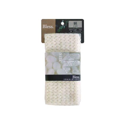 FUJIEI Bless Body Towel Silk Soft 25x90cm for Gentle Cleansing