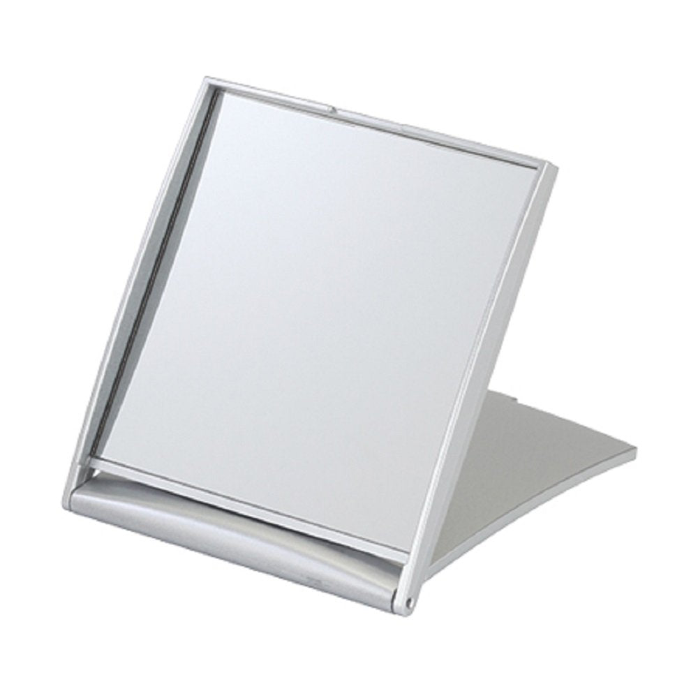 KAI Compact Mirror with 5x Magnification Silver Hand Mirror