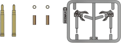 PLATZ 1/12 Yamaha YZR-M1 2007 Detail Upgrade Parts for Model Kits