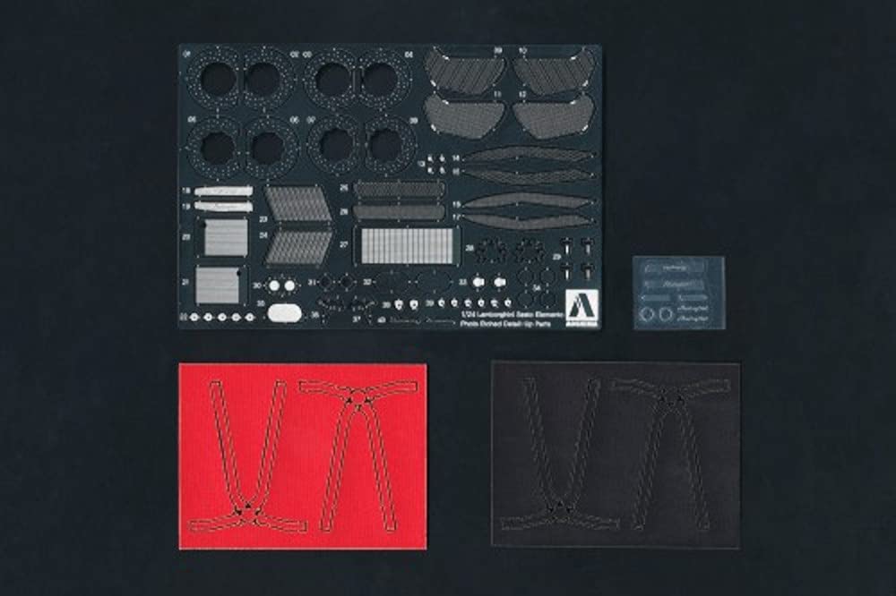 AOSHIMA 1/24 Scale Model Detail Parts Set for Lamborghini Sesto Elemento