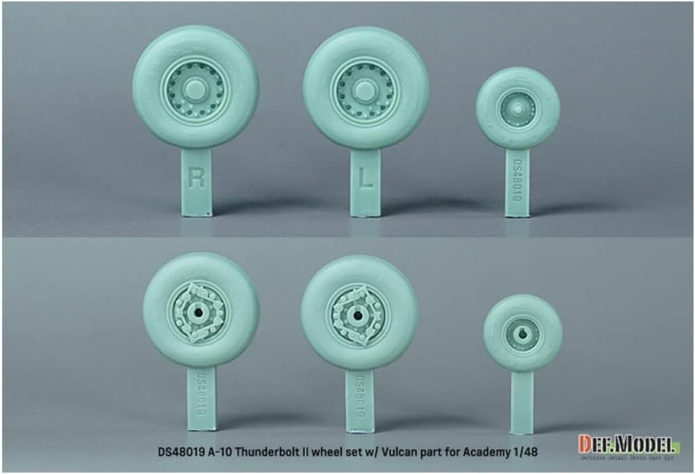 DEF.MODEL 1/48 Scale A-10 Thunderbolt II Wheel Set with GAU-8 Gun Port