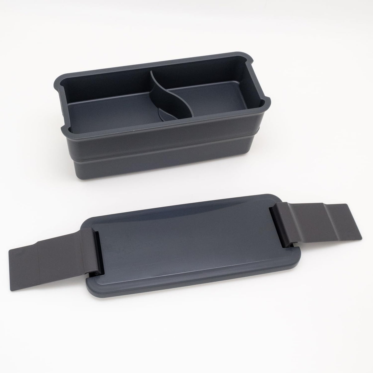 OSK Comfortable Two-Tier Lunch Box with Dividers 340ml and 310ml