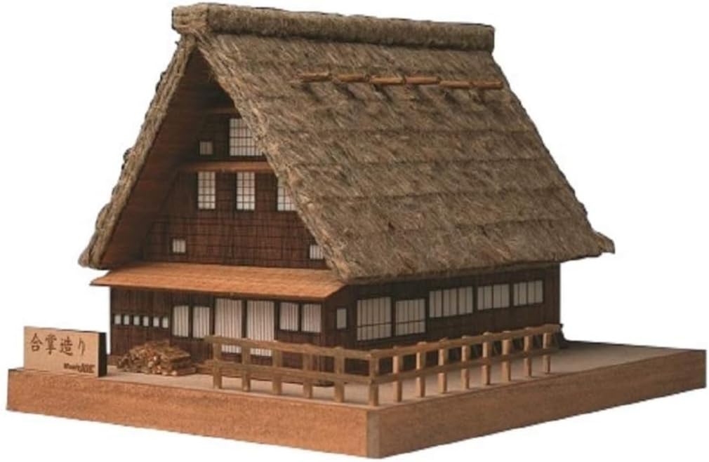 Woody JOE Mini Architecture Gassho-Zukuri Wooden Model Kit