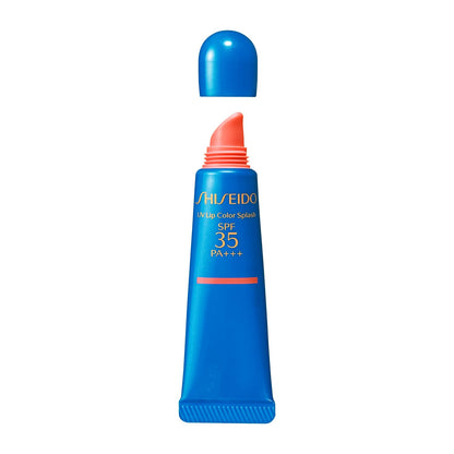 SHISEIDO UV Lip Color Splash Uluru Red 10g SPF35 Fragrance-Free