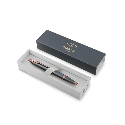 PARKER IM Slate PGT Ballpoint Pen Gift Boxed Premium Quality
