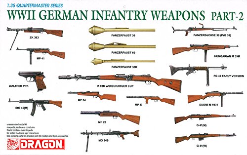 Dragon 1/35 Scale WWII German Infantry Weapon Set II