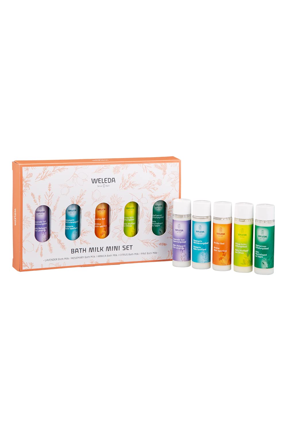 WELEDA Bath Milk Mini Set Assorted Natural Ingredients Gift Set