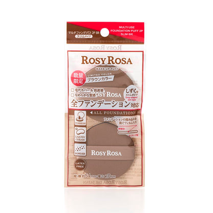 ROSY ROSA Multi-Finish Puff 2P Slim for Flawless Application