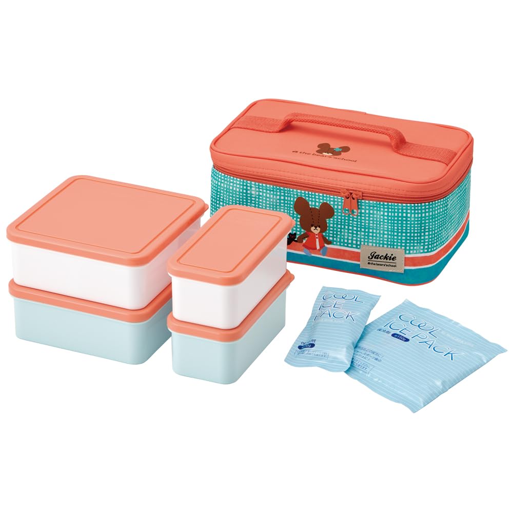 Skater Picnic Bento Box with Insulated Bag and Ice Pack 3440ml