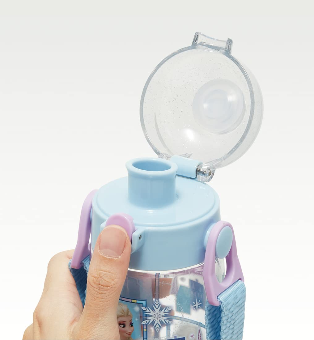 Skater Water Bottle 480ml Disney Frozen One Push for Kids
