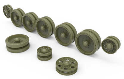 Miniart 1/35 T-34 Wheel Set for 1942-43 Production Series