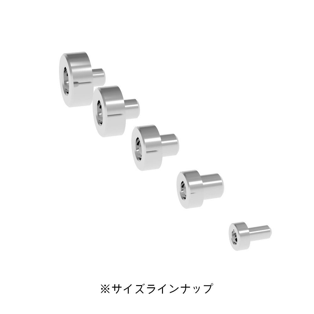 HiQparts CP Rivets 2.5mm for Model Kits 10 Pieces
