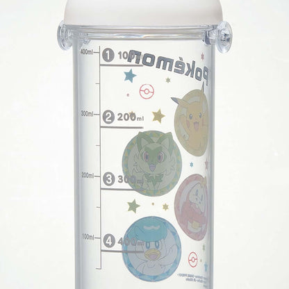 Skater Kids Clear Plastic Water Bottle 480ml with Measurement Markings