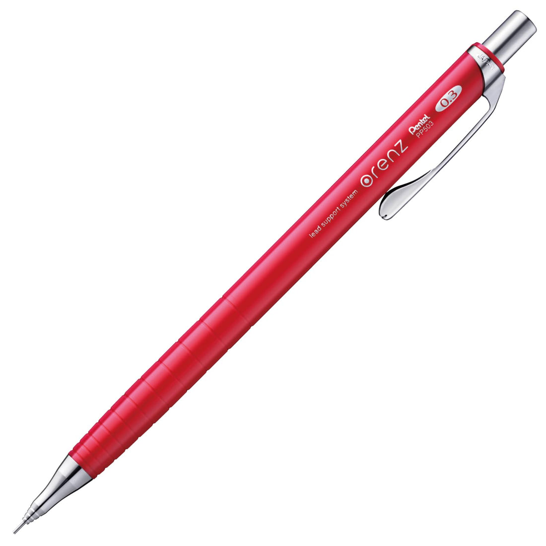 Pentel Orenz Mechanical Pencil Deep Red 0.3mm Precision Writing