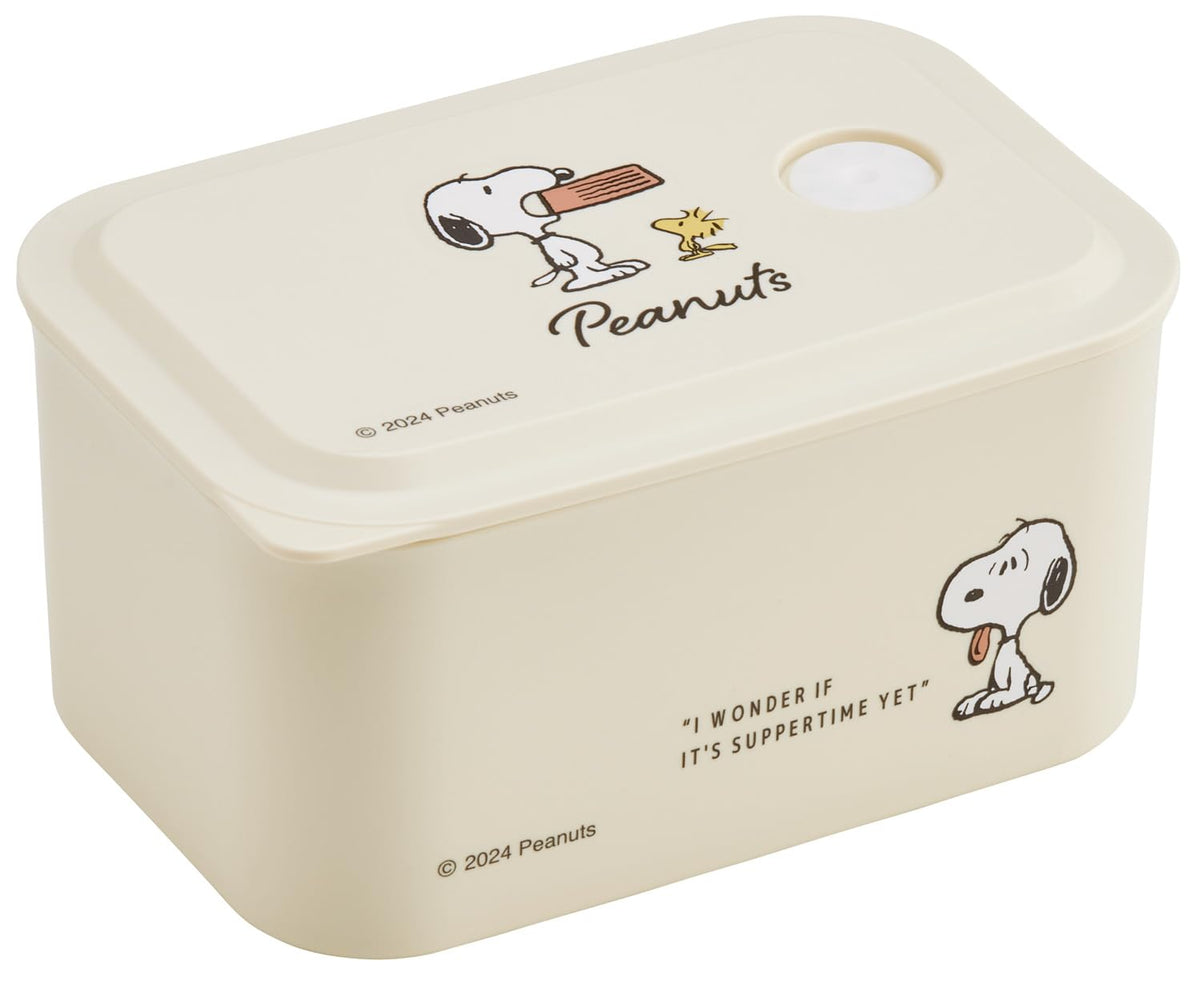スケーター(Skater) 弁当箱 ミニ容器 1段 320ml 蓋をしたままレンジ対応 ランチケース ランチボックス スヌーピー バッジ PL32B
