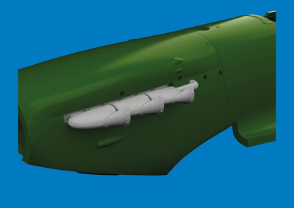 Eduard 1/72 Spitfire Mk.V Exhaust Pipe Set for Model Kits