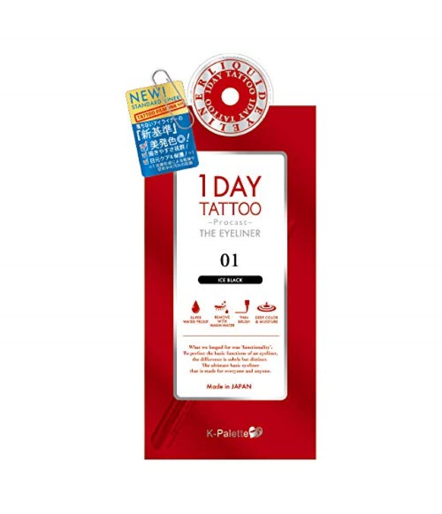 K-Palette 1DAY TATTOO Pro Cast The Eyeliner Ice Black 0.5ml