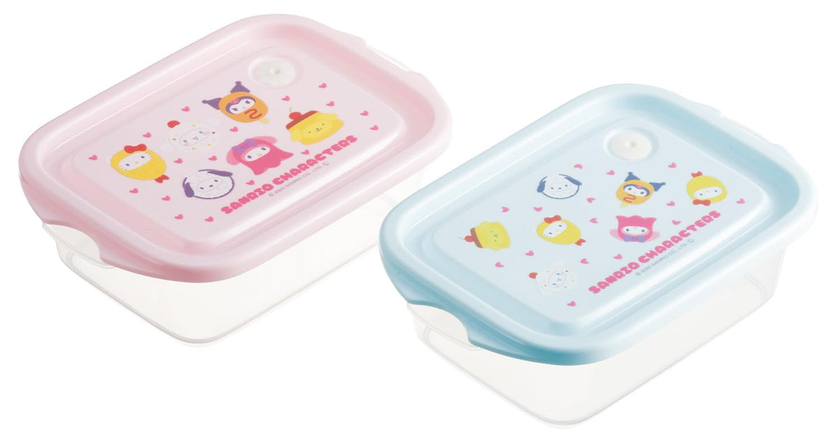 Skater Seal Box Antibacterial Storage Container Set of 2 500ml
