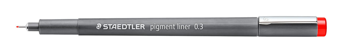 STAEDTLER Pigment Liner Water-Based Pen 0.3mm Red