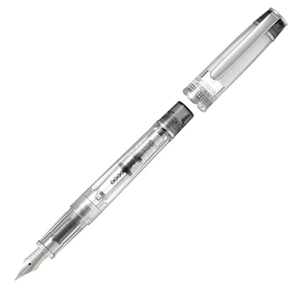 PILOT Prera Fountain Pen Transparent Black Fine Point