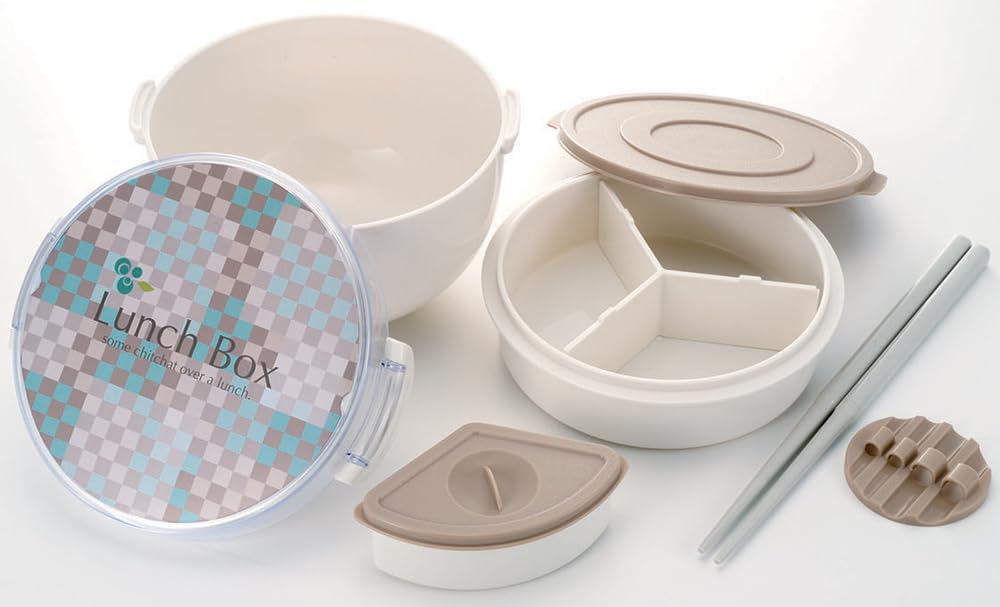 MI Kurieeshonzu Bowl Lunch Box with Chopsticks and Sauce Container Made in Japan