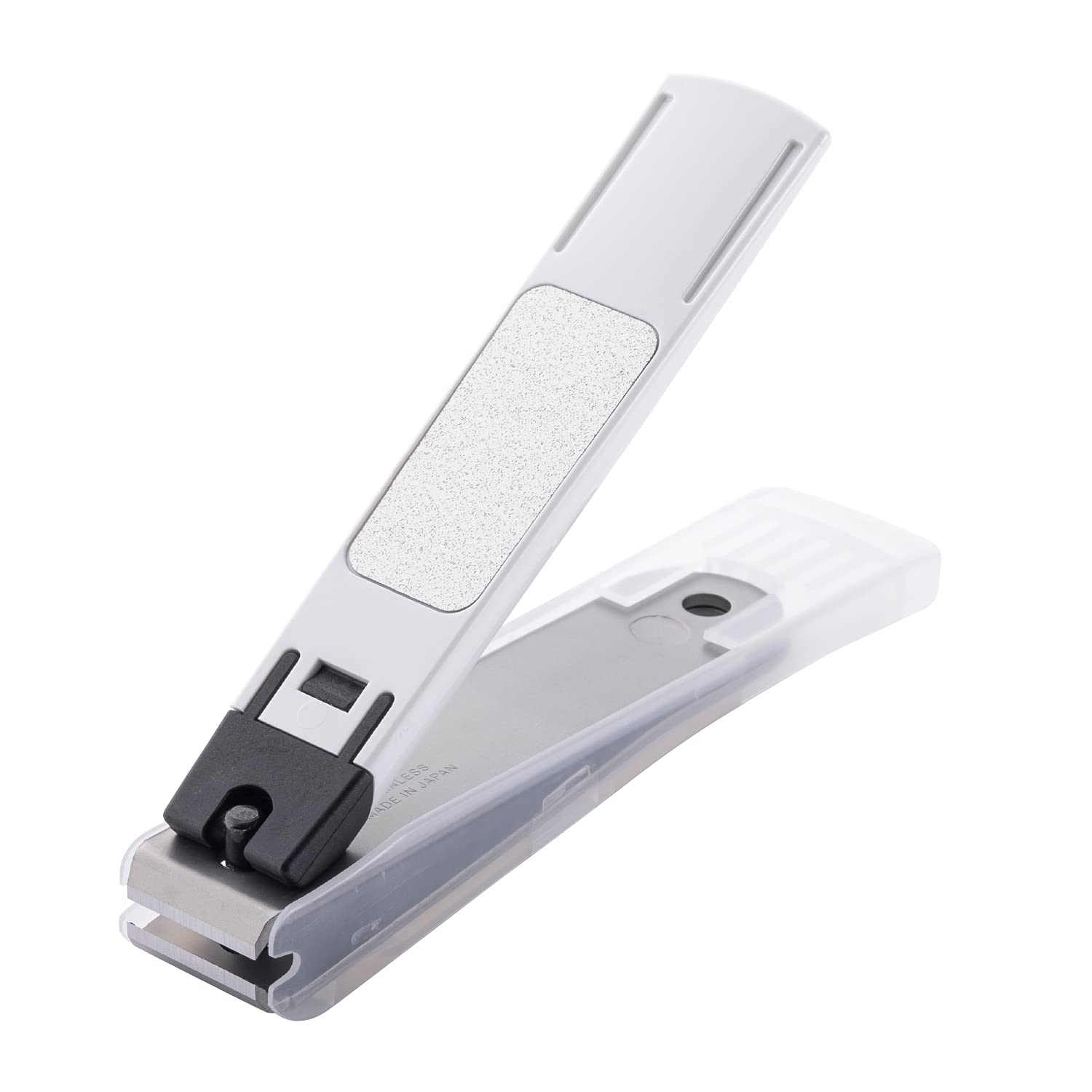 KAI Nail Clipper Type001 L White Straight Blade Made in Japan